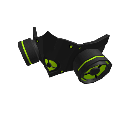 Toxic Green Gasmask 