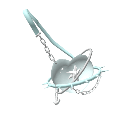 Blue Thorn Heart Bag