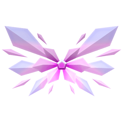 Pink & Blue Shattered Gem Wings 