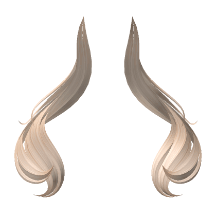 Curly Blonde Anime Hair Extension