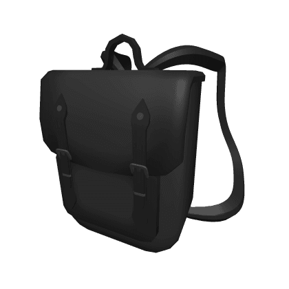 Black Leather Satchel Backpack (1.0)