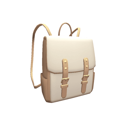 Miau Sweet Ice Cream Backpack in White