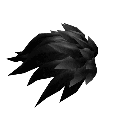 Right Dark Feathered Shoulder