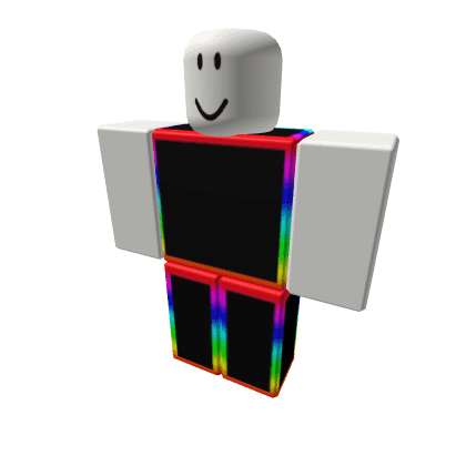 Cartoony Rainbow Head pants