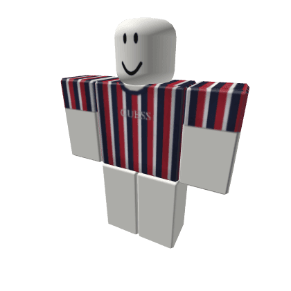 Slender Red and blue Striped shirt