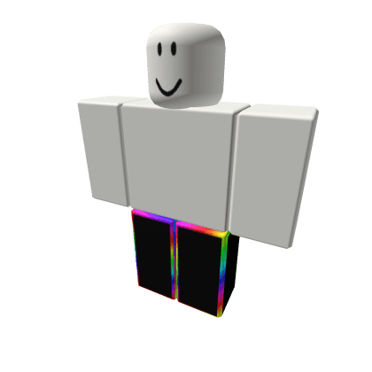 ORIGINAL Cartoony Rainbow Outline Pants