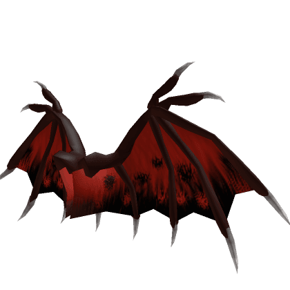Outspread Demon Wings- Back