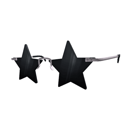 Black Super Star Glasses