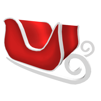 Red And White Santa Sleigh