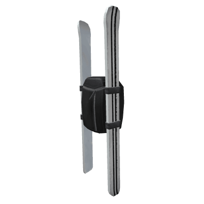White Cross Country Skis