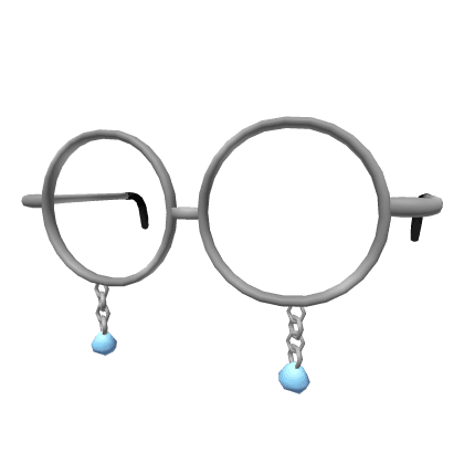 Teardrop Glasses - Silver