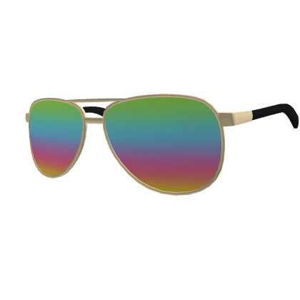 Rainbow Aviator Sunglasses