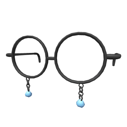 Teardrop Glasses - Black