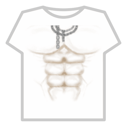 Shiny Muscles Buff Chain Boy Man Slender Abs y2k
