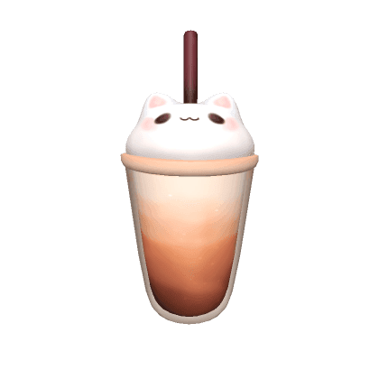 Cat Marshmello Drink