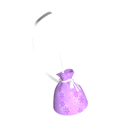 Kinchaku Purple Kimono Bag