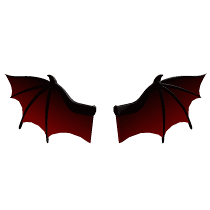 Red Bat Back Wings