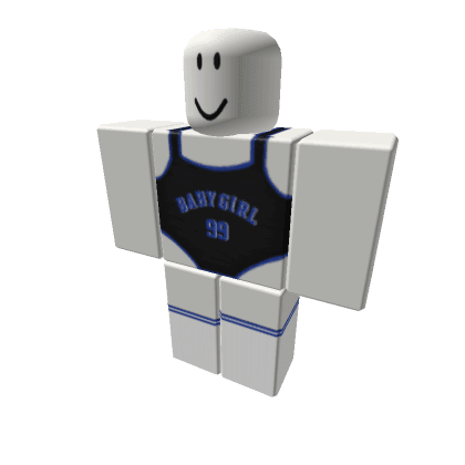 blue & black bodysuit