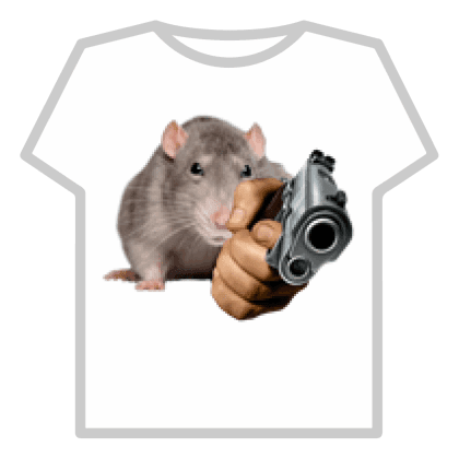Rat Holding Gun