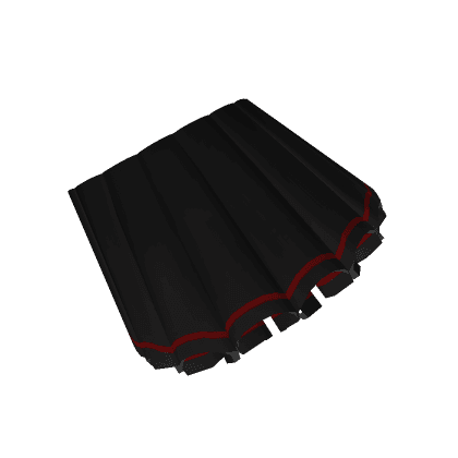 Clown Arm Ruffles in Black & Red (L)