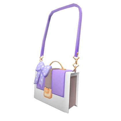 Chic Bow Purse Purple
