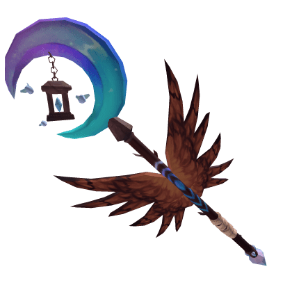 Crescent Druid Warrior Staff