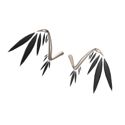 Skeletal Raven Wings