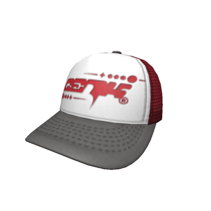 GENK TRUCKER CAP -- GRAY / RED