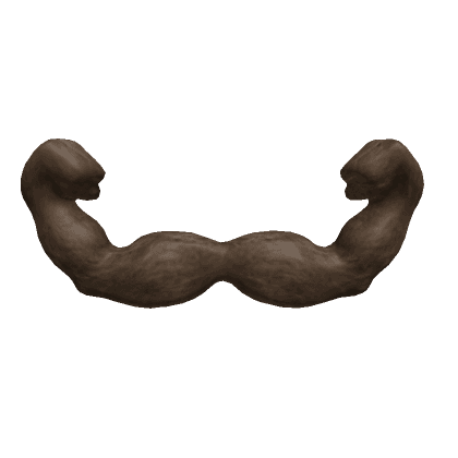 Most Manly Muscle Mustache