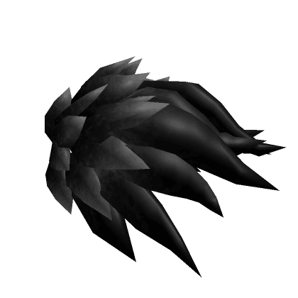 Left Dark Feathered Shoulder