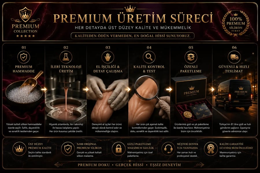 Premium silikon üretim ve kalite süreci