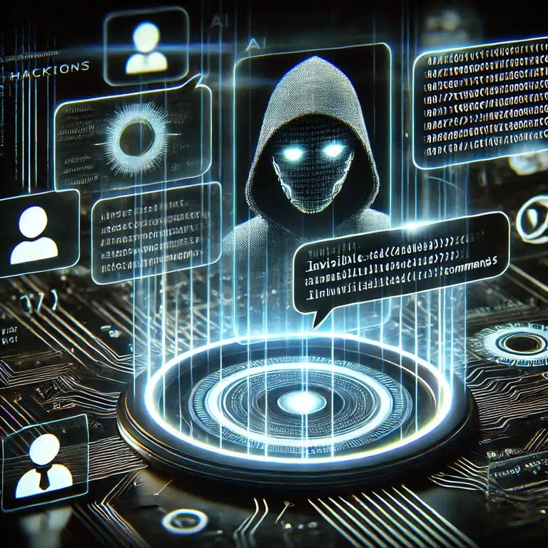 The Stealthy Attacks Hidden Right Before Your Eyes: The Tale of Invisible Text and AI Chatbots