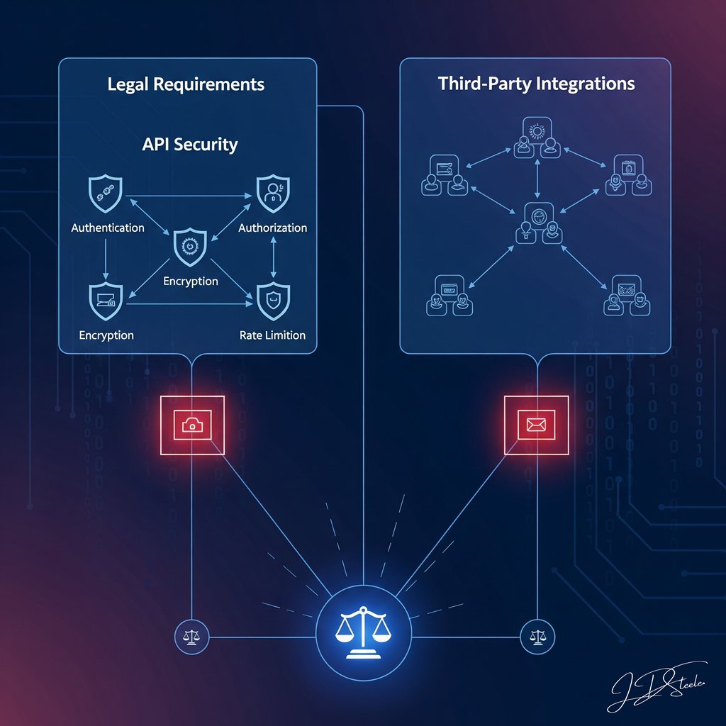 Cybersecurity Analysis: Legal requirements for API security and third-party integrations