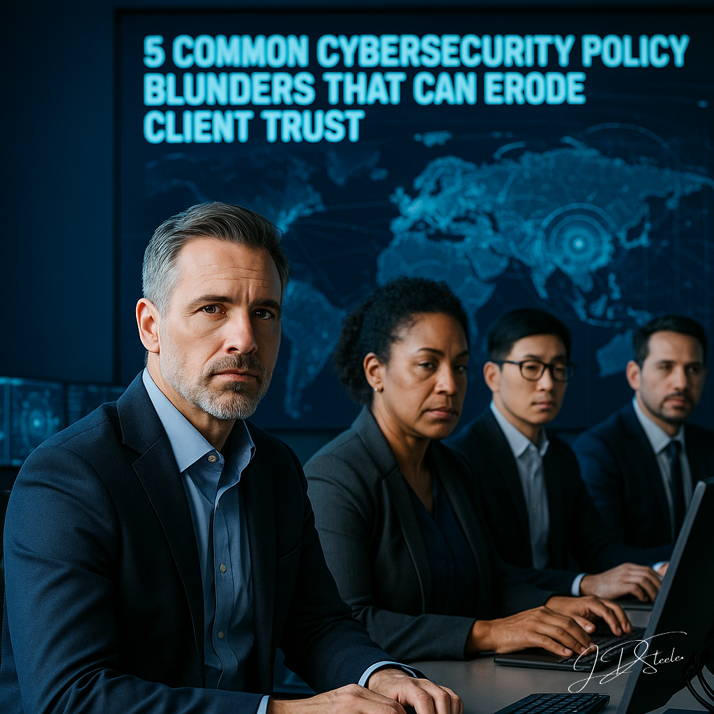 5 Common Cybersecurity Policy Blunders That Can Erode Client Trust