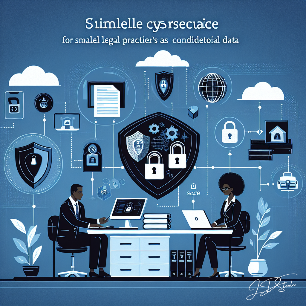 Cybersecurity strategies for small law firms seeking to protect client data