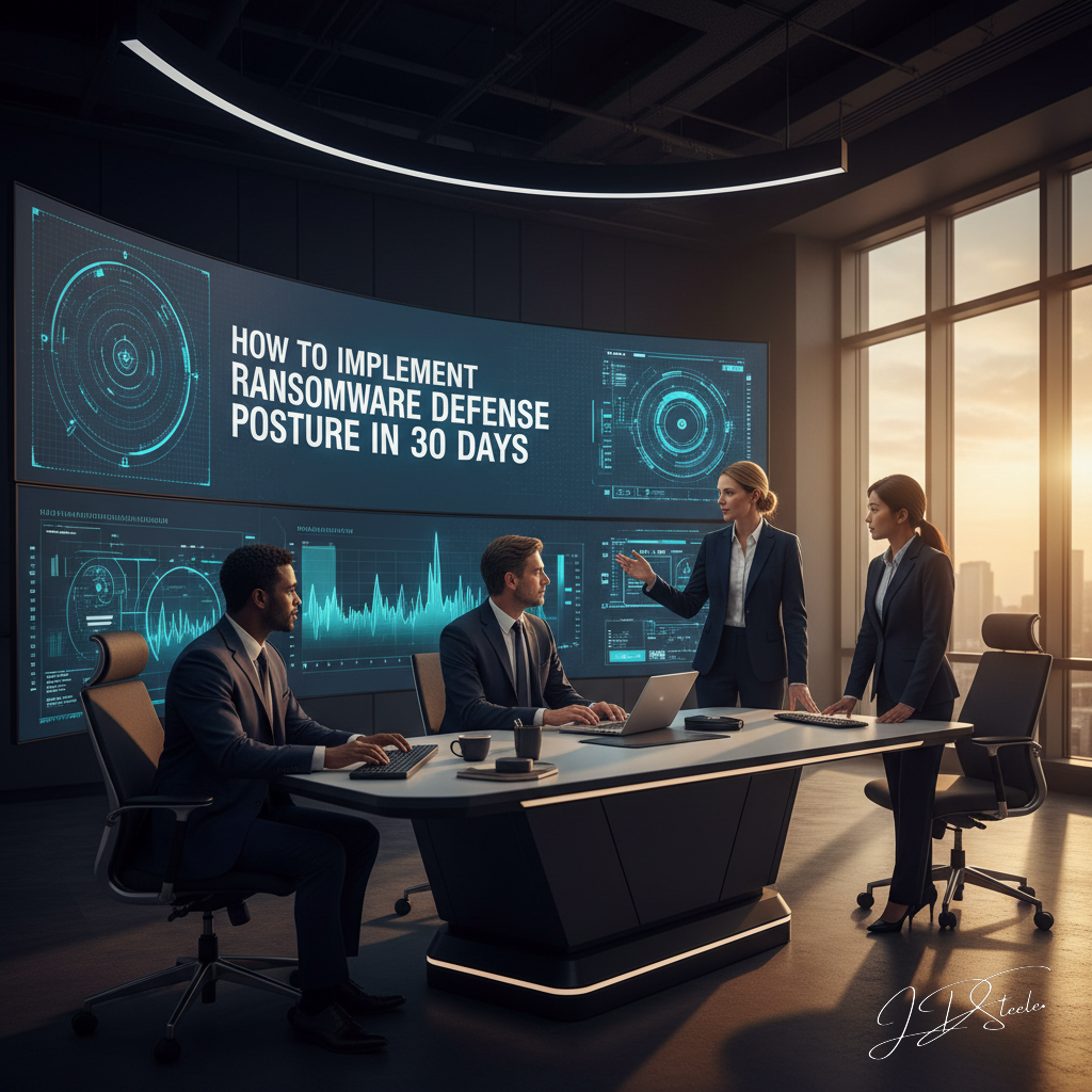 How to Implement Ransomware Defense Posture in 30 Days
