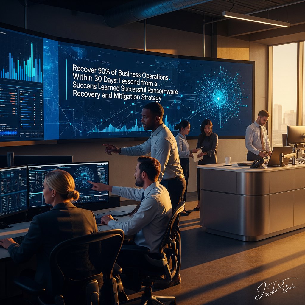 Recover 90% of Business Operations Within 30 Days: Lessons Learned from a Successful Ransomware Recovery and Mitigation Strategy