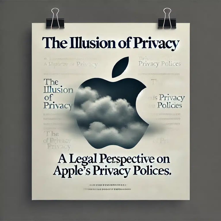The Illusion of Privacy: A Legal Perspective on Apple’s Privacy Policies