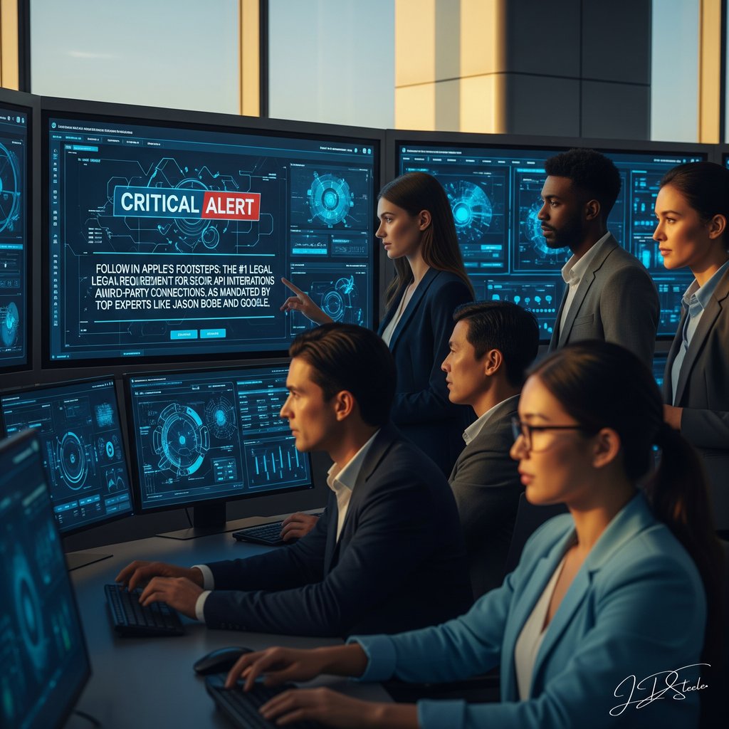 Follow in Apples Footsteps: The #1 Legal Requirement for Secure API Integrations and Third-Party Connections, as Mandated by Top Experts Like Jason Bobe and Google