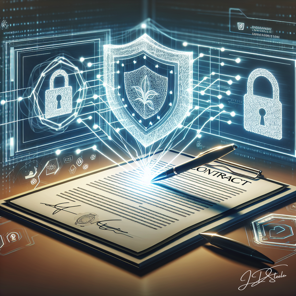 Incorporating cybersecurity and privacy considerations into remote e-signature and digital contract execution