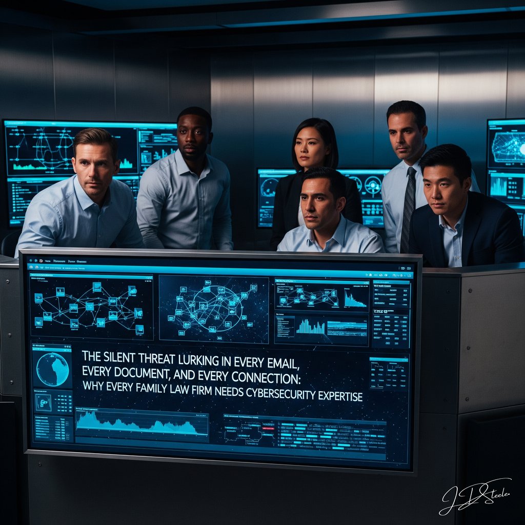 The Silent Threat Lurking in Every Email, every Document, and Every Connection: Why Every Family Law Firm Needs Cybersecurity Expertise
