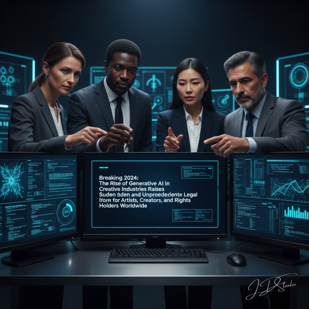 Breaking 2024: The Rise of Generative AI in Creative Industries Raises Sudden and Unprecedented Legal Implications for Artists, Creators, and Rights Holders Worldwide