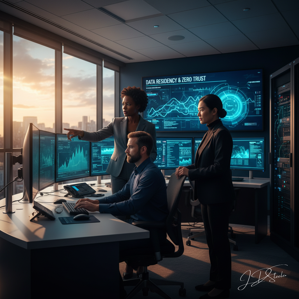 How to Ensure Data Residency Compliance in Cloud Computing with Zero Trust Architecture