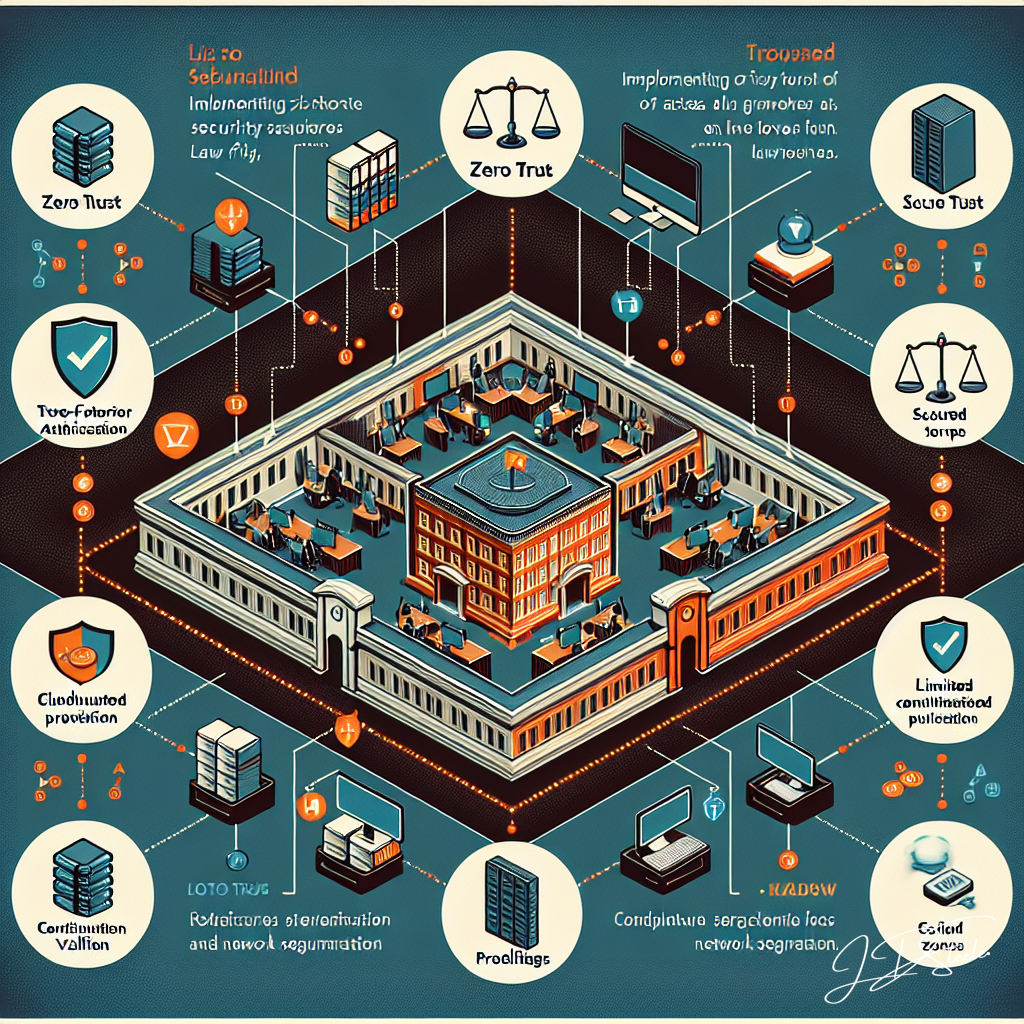 Best practices for implementing zero-trust security in law firms