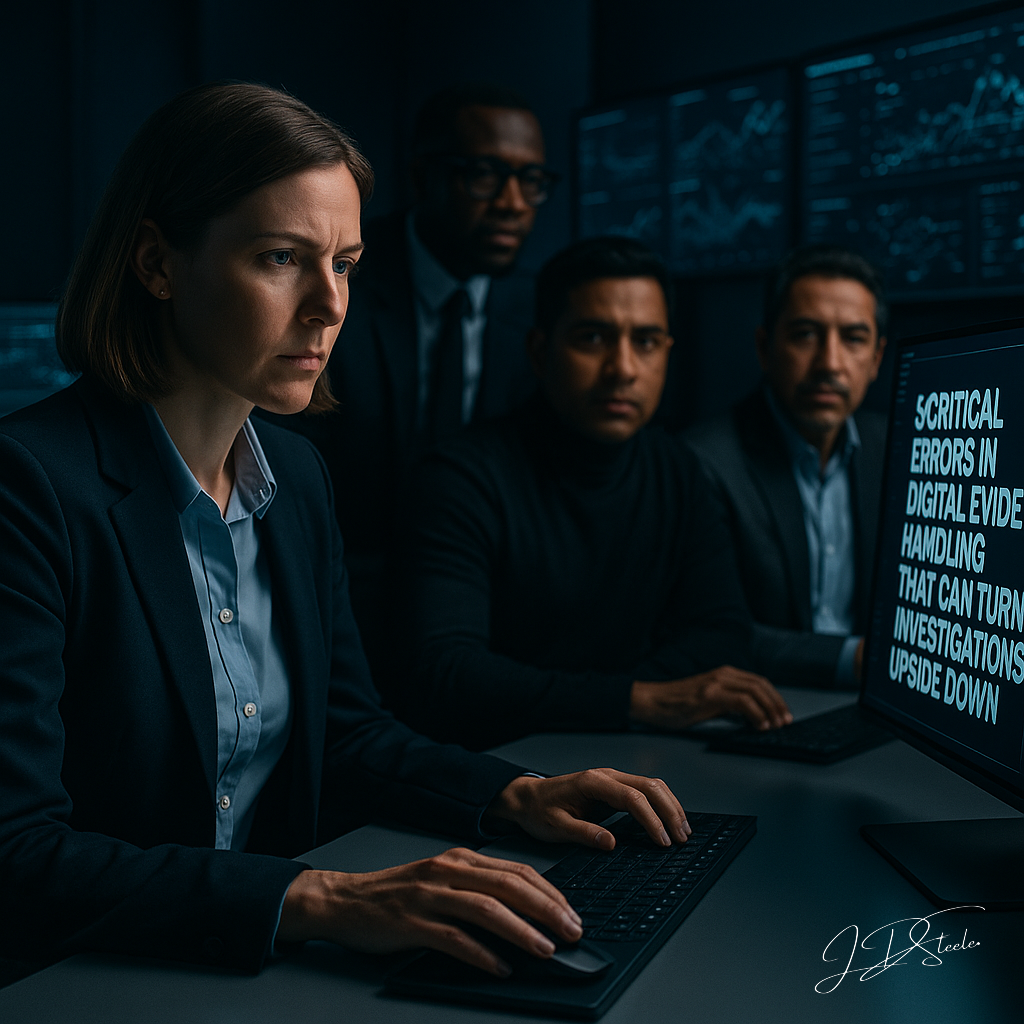 5 Critical Errors in Digital Evidence Handling That Can Turn Investigations Upside Down