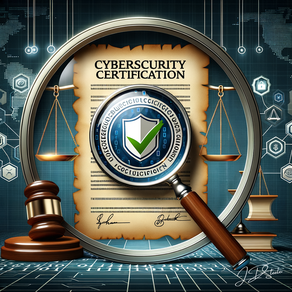 Analyzing the role of cybersecurity certifications in legal compliance