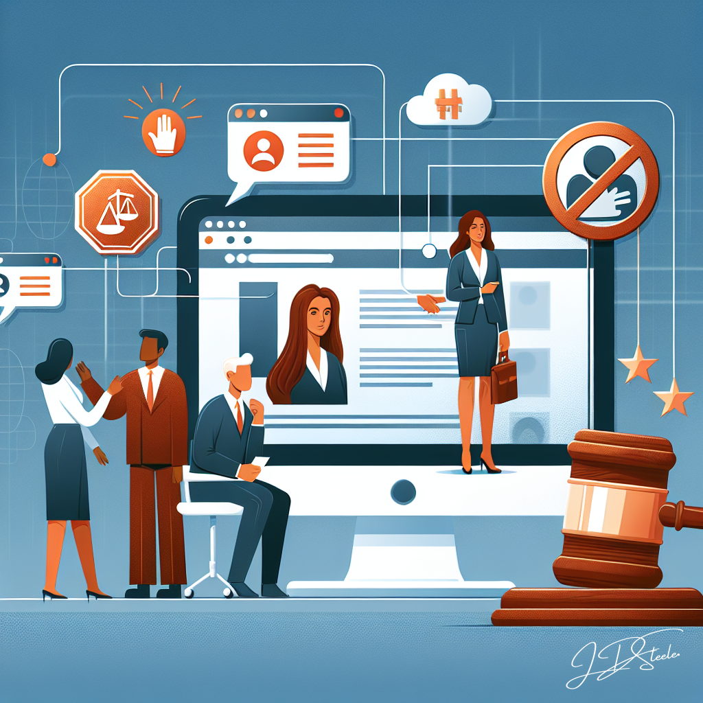 Mitigating online harassment: navigating social media policies and legal recourse