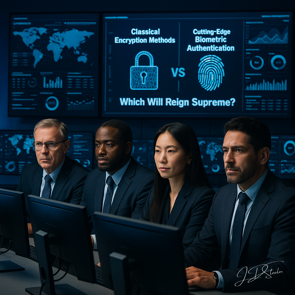 Classical Encryption Methods vs. Cutting-Edge Biometric Authentication: Which Will Reign Supreme?