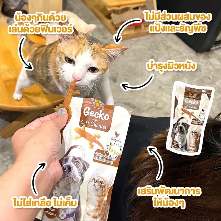 ขนมไก่นิ่ม รูปจิ้งจก