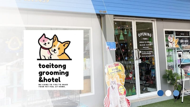 เตย-ตอง เพ็ทช้อป กรูมมิ่ง&โฮเทล ตลาดสี่มุมเมือง